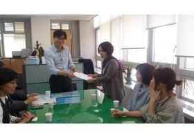 교육부 지방교육자치과 방문 (학교근무 공무원 특수직무수당 지급을 위한 정책제안서 전달)